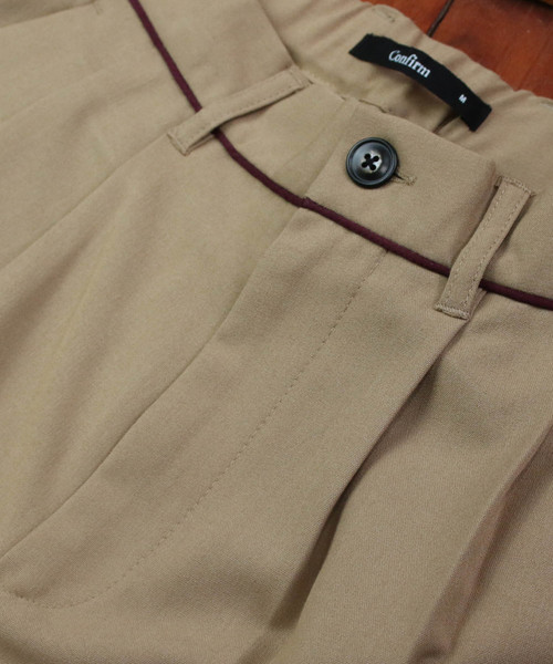 Confirm（コンファーム）の「Confirm / コンファーム 2タックワイドシルエットパンツ（スラックス・メンズ・グレー/ブラック/ベージュ・M/L）」の12枚目の写真