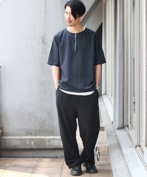 Confirm（コンファーム）の「Confirm / コンファーム 2タックワイドシルエットパンツ（スラックス・メンズ・グレー/ブラック/ベージュ・M/L）」の15枚目の写真