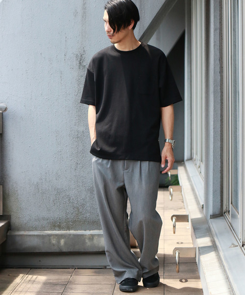 Confirm（コンファーム）の「Confirm / コンファーム 2タックワイドシルエットパンツ（スラックス・メンズ・グレー/ブラック/ベージュ・M/L）」の17枚目の写真