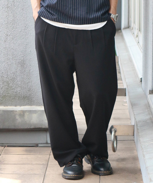 Confirm（コンファーム）の「Confirm / コンファーム 2タックワイドシルエットパンツ（スラックス・メンズ・グレー/ブラック/ベージュ・M/L）」の18枚目の写真