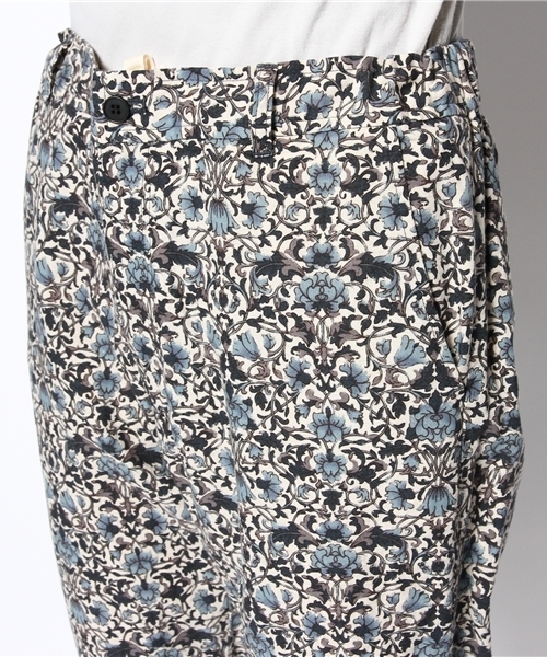 PUAL CE CIN（ピュアルセシン）の「花　プリントパンツ（その他パンツ・レディース・マスタード/ブラウン/ネイビー・FREE）」の6枚目の写真