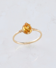 NOIR DE POUPEE（ノワールドプーペ）の「【WEB限定】K10 シトリン ペア