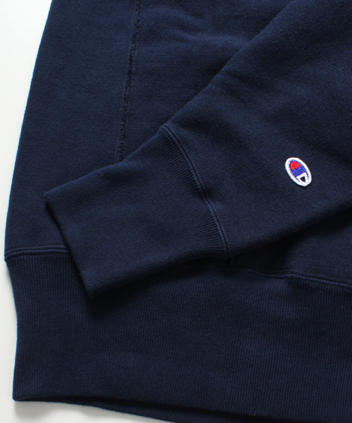 BEAMS(ビームス)の「□CHAMPION×BEAMS / 別注 フードパーカー(パーカー・メンズ・ネイビー・SMALL/MEDIUM/LARGE)」の4枚目の写真