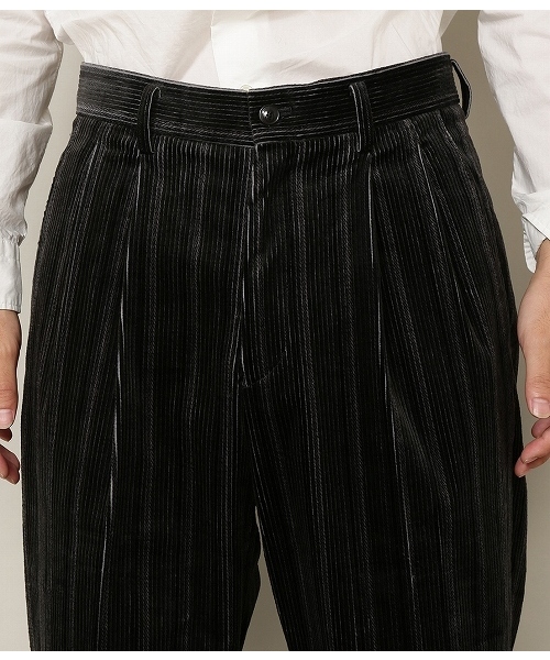 ADAM ET ROPE'(アダムエロペ)の「マルチストライプコールパンツ(その他パンツ・メンズ・ブラック/ベージュ・M/L)」の11枚目の写真