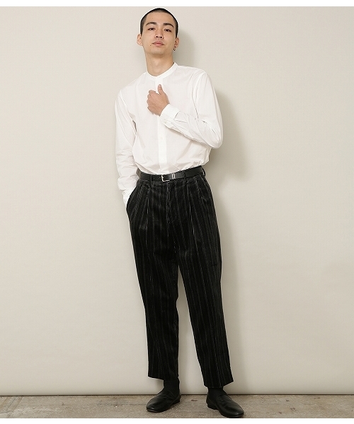 ADAM ET ROPE'(アダムエロペ)の「マルチストライプコールパンツ(その他パンツ・メンズ・ブラック/ベージュ・M/L)」の7枚目の写真