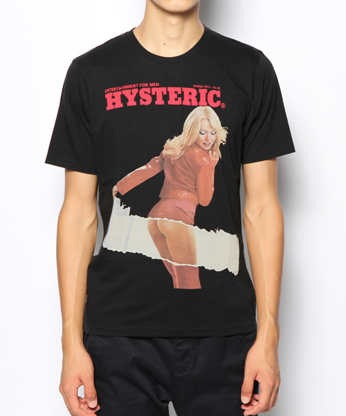 HYSTERIC GLAMOUR（ヒステリックグラマー）の「MARCH-1975 COVER pt T-SH（Tシャツ/カットソー・メンズ・イエロー/ブルー/ブラック・SMALL/MEDIUM/LARGE）」の8枚目の写真