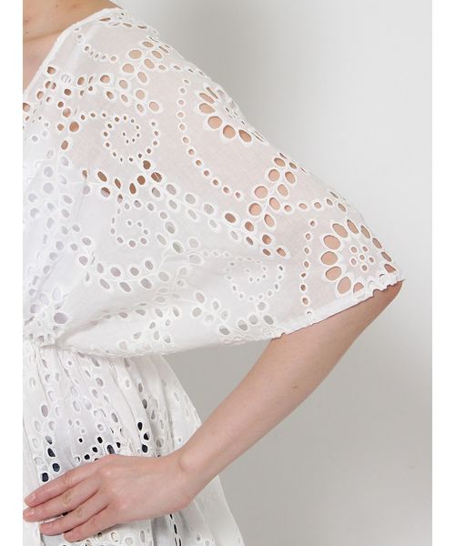 Ungrid(アングリッド)の「コットンレースボリュームブラウス(シャツ/ブラウス・レディース・パープル/オフホワイト/グリーン・FREE)」の15枚目の写真
