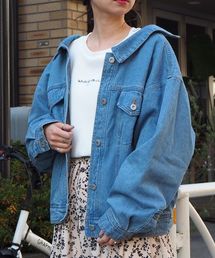 tiptop | 後ろボタンビッグGジャン(デニムジャケット)