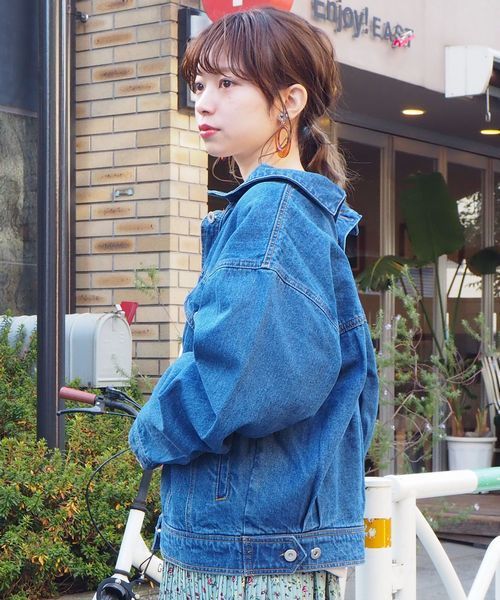 tiptop（ティップトップ）の「後ろボタンビッグGジャン（デニム