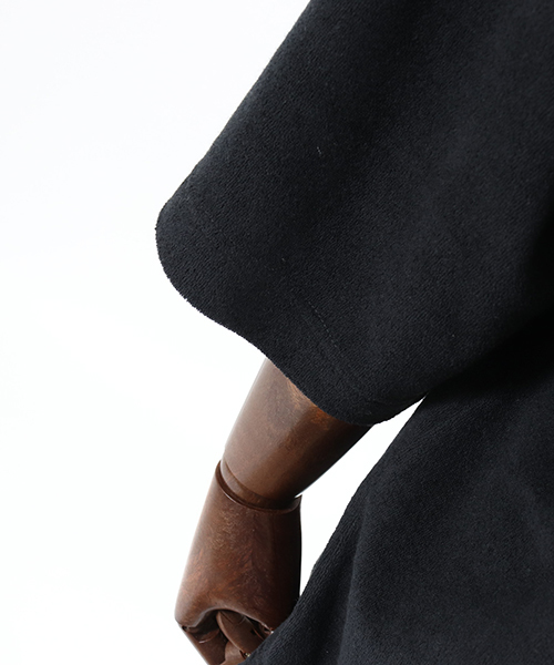 Jih Nunc（ジーヌンク）の「mt5699-ルーズシルエットパイル3-4カットソー（Tシャツ/カットソー・メンズ・ブラック/グレー/ベージュ・S/M/L）」の11枚目の写真