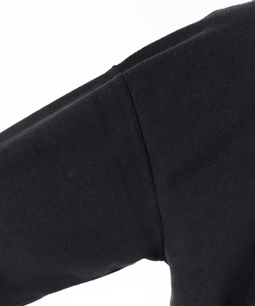 Jih Nunc（ジーヌンク）の「mt5699-ルーズシルエットパイル3-4カットソー（Tシャツ/カットソー・メンズ・ブラック/グレー/ベージュ・S/M/L）」の12枚目の写真