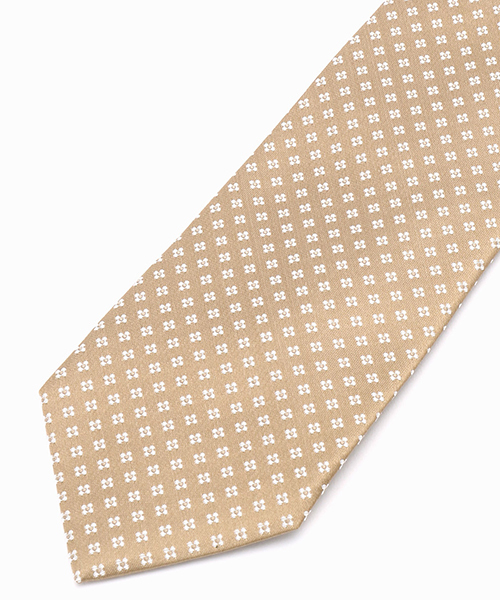 COMME CA ISM（コムサイズム）の「イタリーファブリック サテン小紋 ネクタイ（ネクタイ・メンズ・ブラック/ベージュ/ブルー・FREE）」の2枚目の写真