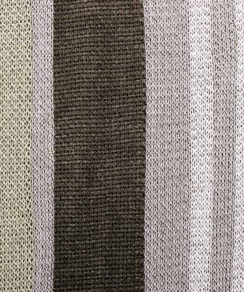 ８(eight)（エイト）の「ストライプ カーディガン ガウン（カーディガン/ボレロ・メンズ・ベージュ/ネイビー・MEDIUM/LARGE）」の15枚目の写真