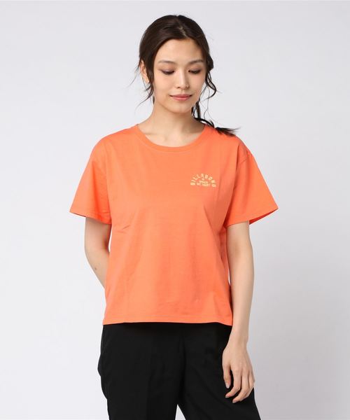 BILLABONG(ビラボン)の「半袖Tシャツ BILLABONG AJ013-215(Tシャツ/カットソー・レディース・ピンク/オレンジ/グリーン・M/L)」の1枚目の写真