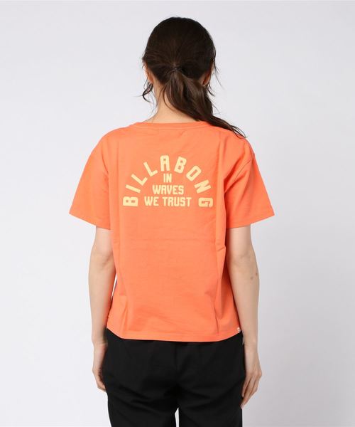 BILLABONG(ビラボン)の「半袖Tシャツ BILLABONG AJ013-215(Tシャツ/カットソー・レディース・ピンク/オレンジ/グリーン・M/L)」の4枚目の写真