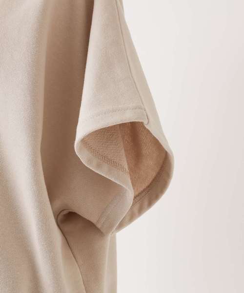 one after another NICE CLAUP（ワンアフターアナザーナイスクラップ）の「ハーフリングジップパーカー（Tシャツ/カットソー・レディース・アイボリー/ブラウン/モカ/ベージュ・FREE）」の16枚目の写真