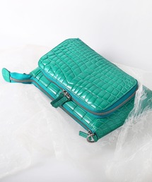 お財布ポシェット ショルダーバッグ」に該当するブルー