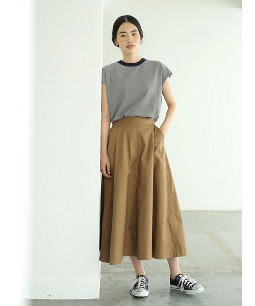 AMERICAN HOLIC（アメリカンホリック）の「鹿子ヘンリーネック2WAYカットプルオーバー＊（Tシャツ/カットソー・レディース・ブラック/オフホワイト/グリーン/ブルー系その他2・M/L）」の11枚目の写真