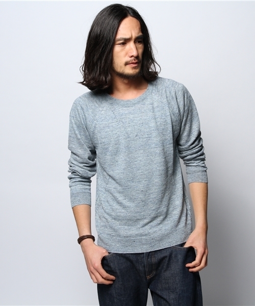 JOURNAL STANDARD(ジャーナルスタンダード)の「リネントップカラークルーネックニット #(ニット/セーター・メンズ・ホワイト/ベージュ/ネイビー/ダークブルー・LARGE/MEDIUM)」の12枚目の写真