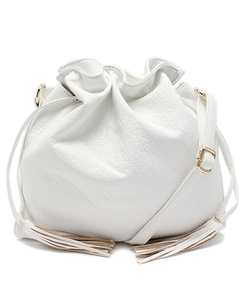 NANO universe（ナノユニバース）の「Fレザードロストバッグ（ショルダーバッグ・レディース・ホワイト/キャメル/ネイビー/ブラック・FREE）」の13枚目の写真