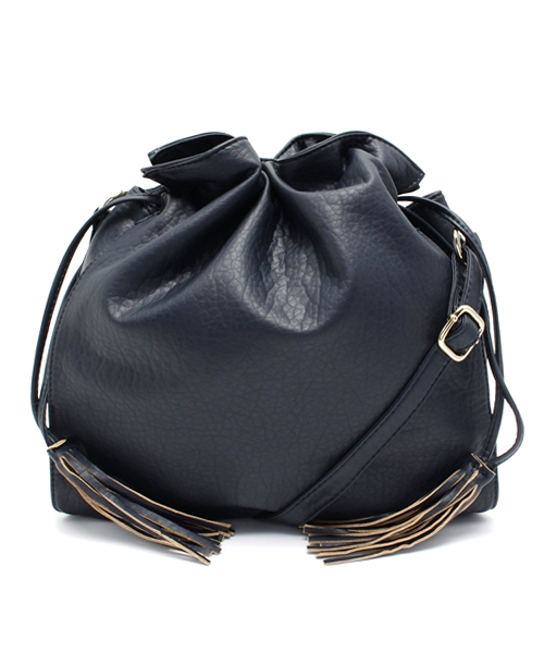 NANO universe（ナノユニバース）の「Fレザードロストバッグ（ショルダーバッグ・レディース・ホワイト/キャメル/ネイビー/ブラック・FREE）」の14枚目の写真