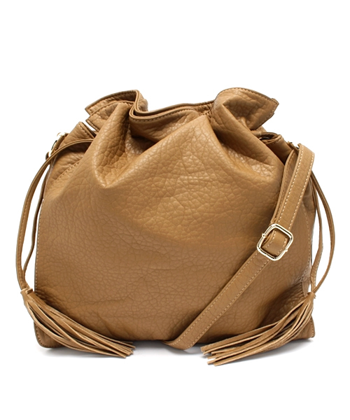 NANO universe（ナノユニバース）の「Fレザードロストバッグ（ショルダーバッグ・レディース・ホワイト/キャメル/ネイビー/ブラック・FREE）」の15枚目の写真