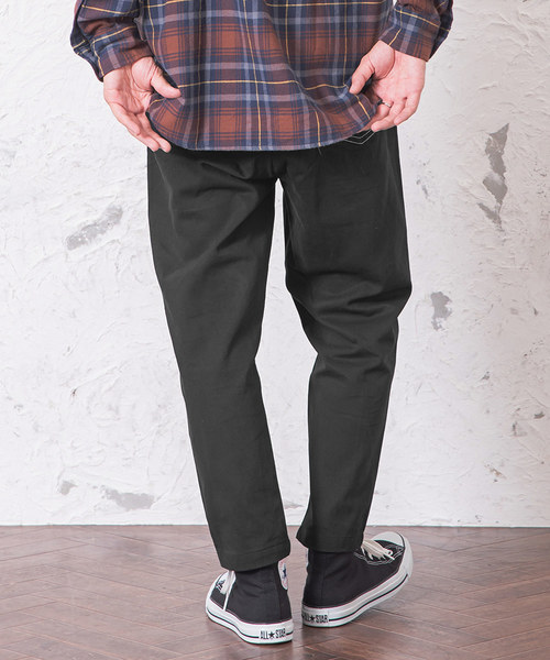 MinoriTY(マイノリティ)の「ステッチワークテーパードベーカーパンツ(その他パンツ・メンズ・ブラック/カーキ・M/L)」の3枚目の写真