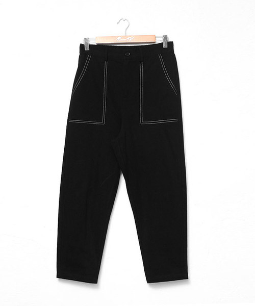 MinoriTY(マイノリティ)の「ステッチワークテーパードベーカーパンツ(その他パンツ・メンズ・ブラック/カーキ・M/L)」の8枚目の写真