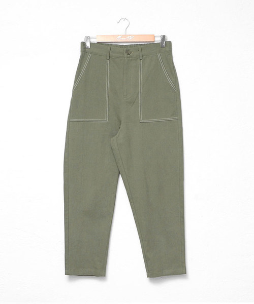 MinoriTY(マイノリティ)の「ステッチワークテーパードベーカーパンツ(その他パンツ・メンズ・ブラック/カーキ・M/L)」の11枚目の写真