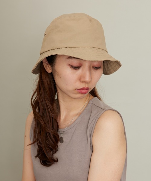 United Athle（ユナイテッドアスレ）の「【United Athle】ナイロンタスランバケットハット ※9674（ハット・レディース・ブラック/ネイビー/サンドベージュ/オリーブ・FREE）」の6枚目の写真