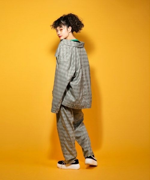 Candy Stripper（キャンディストリッパー）の「REFIND CHECK BAGGY 