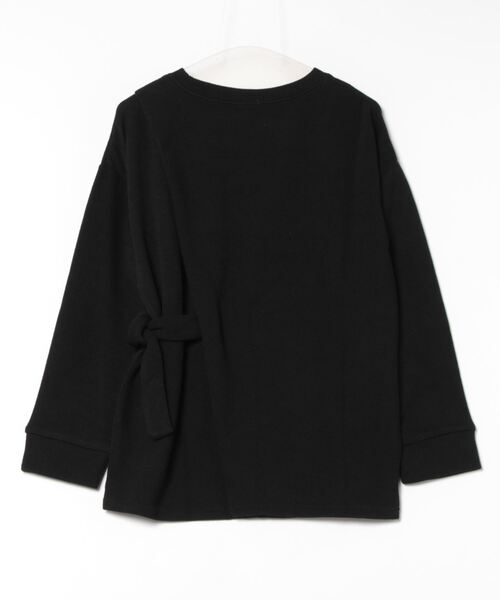 STYLEBLOCK（スタイルブロック）の「リブニットソーサイドラップチュニック（チュニック・レディース・ブラック/ダークグリーン/ブラウン/モカ/アイボリー・M）」の9枚目の写真