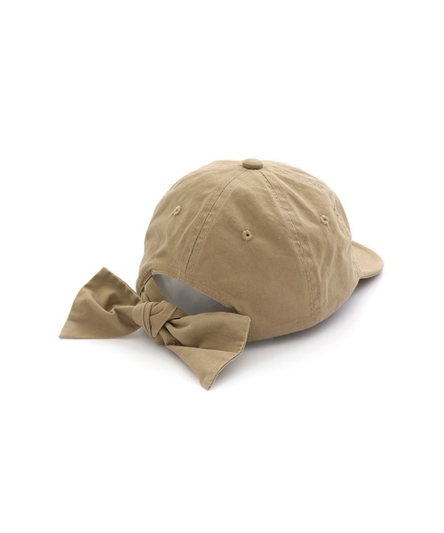 MAKE YOUR DAY（メイクユアデイ）の「リボンキャップ（キャップ・キッズ・ブラック/ベージュ/ブラウン/ピンク/ブルー/アイボリー・S/M/L/XS）」の15枚目の写真