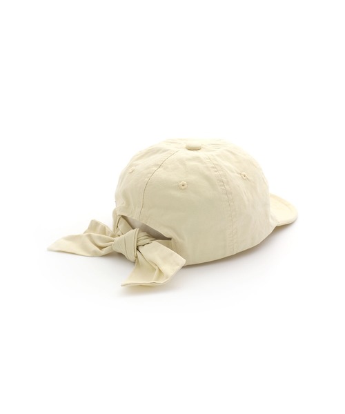 MAKE YOUR DAY（メイクユアデイ）の「リボンキャップ（キャップ・キッズ・ブラック/ベージュ/ブラウン/ピンク/ブルー/アイボリー・S/M/L/XS）」の16枚目の写真