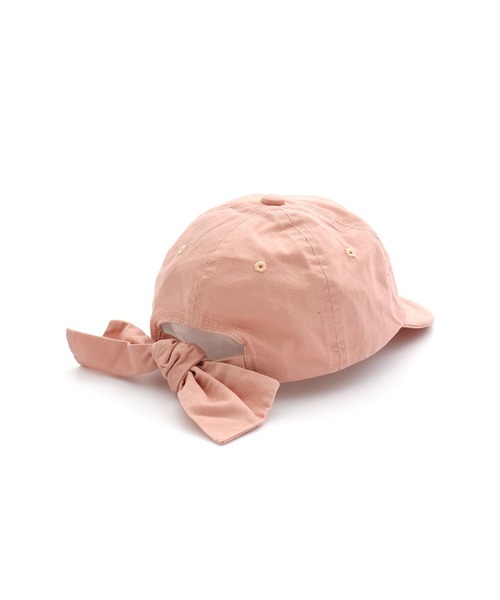 MAKE YOUR DAY（メイクユアデイ）の「リボンキャップ（キャップ・キッズ・ブラック/ベージュ/ブラウン/ピンク/ブルー/アイボリー・S/M/L/XS）」の18枚目の写真