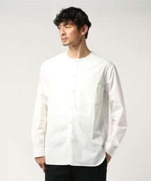 YELLOW RUBY�i�C�G���[���r�[�j�́uStretch Light Cloth No Collar Shirt �X�g���b�` �m�[�J���[�V���c�i�V���c/�u���E�X�j�v