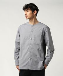 YELLOW RUBY�i�C�G���[���r�[�j�́uStretch Light Cloth No Collar Shirt �X�g���b�` �m�[�J���[�V���c�i�V���c/�u���E�X�j�v