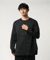 YELLOW RUBY�i�C�G���[���r�[�j�́uStretch Light Cloth No Collar Shirt �X�g���b�` �m�[�J���[�V���c�i�V���c/�u���E�X�j�v