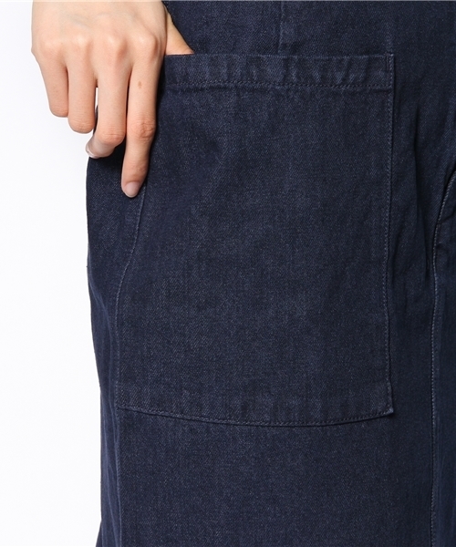 Kastane(カスタネ)の「【Kastane】BIGポケットサイズバリエスカート(スカート・レディース・ベージュ/ダークカーキ/ブラック/インディゴブルー・X-SMALL/MEDIUM/LARGE/SMALL)」の12枚目の写真