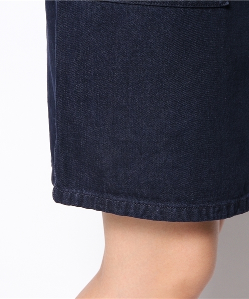 Kastane(カスタネ)の「【Kastane】BIGポケットサイズバリエスカート(スカート・レディース・ベージュ/ダークカーキ/ブラック/インディゴブルー・X-SMALL/MEDIUM/LARGE/SMALL)」の5枚目の写真