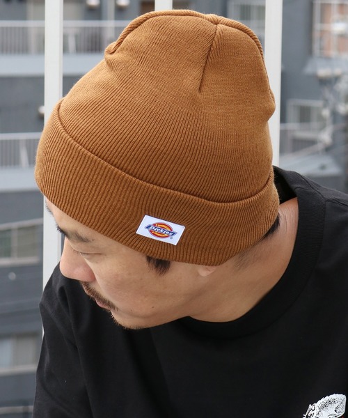 Dickies（ディッキーズ）の「Dickies/ディッキーズ  knit cap logo ニットキャップ（ニットキャップ/ビーニー・メンズ・レッド/ブラウン/ネイビー・ONE SIZE）」の4枚目の写真
