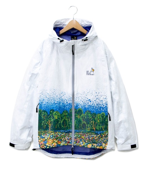 go slow caravan（ゴースローキャラバン）の「タイベック裾プリントパーカーJK（その他アウター・メンズ・その他1・MEDIUM/LARGE/X-LARGE）」の6枚目の写真