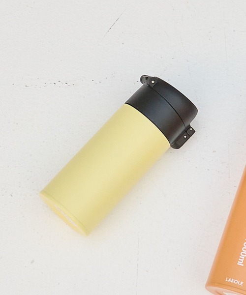 LAKOLE（ラコレ）の「ワンタッチポータブルタンブラー[350ml] / LAKOLE（水筒・レディース・ブラック/グレー/桜/アイボリー/ネイビー/ブルー/ベージュ/サックスブルー/グリーン/イエロー系その他・FREE）」の20枚目の写真