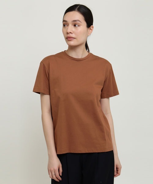 SUNSPEL(サンスペル)の「SUNSPEL / WOMEN’S ORGANIC COTTON(Tシャツ/カットソー・レディース・ブラウン/ブルー・1/2)」の3枚目の写真