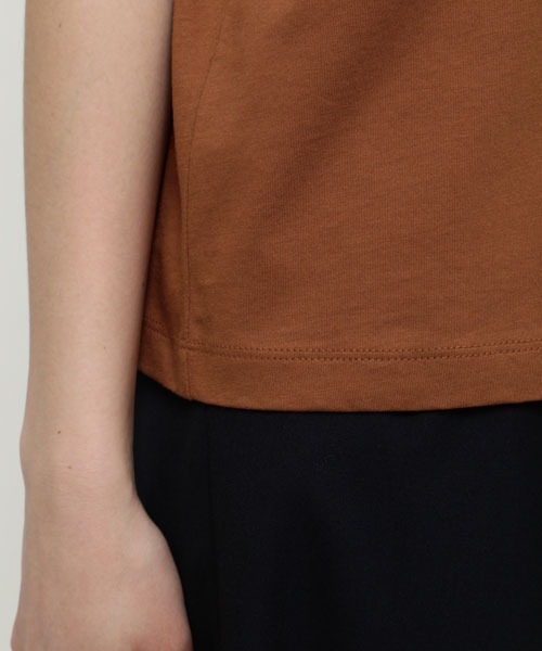 SUNSPEL(サンスペル)の「SUNSPEL / WOMEN’S ORGANIC COTTON(Tシャツ/カットソー・レディース・ブラウン/ブルー・1/2)」の9枚目の写真
