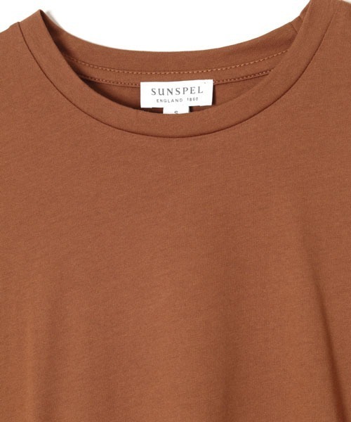 SUNSPEL(サンスペル)の「SUNSPEL / WOMEN’S ORGANIC COTTON(Tシャツ/カットソー・レディース・ブラウン/ブルー・1/2)」の10枚目の写真