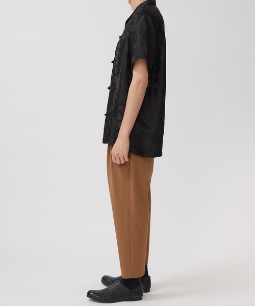 Iroquois（イロコイ）の「【Iroquois】WORSTED T/R 2WAY 2TUCK PT / 480102（スラックス・メンズ・ブラック/ベージュ/ネイビー・2/1/3）」の6枚目の写真