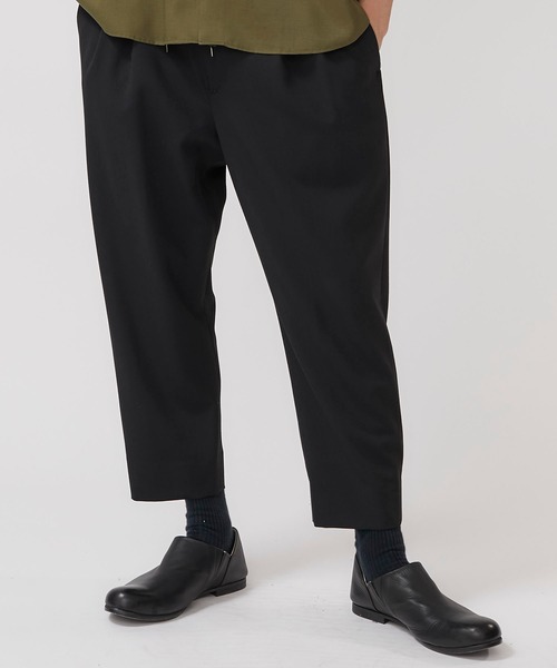 Iroquois（イロコイ）の「【Iroquois】WORSTED T/R 2WAY 2TUCK PT / 480102（スラックス・メンズ・ブラック/ベージュ/ネイビー・2/1/3）」の19枚目の写真