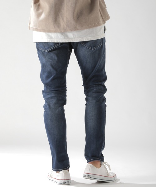 BAYFLOW（ベイフロー）の「クライミングデニムスキニー 20SS2（デニムパンツ・メンズ・サックスブルー/クリアブルー・SMALL/MEDIUM/LARGE）」の7枚目の写真