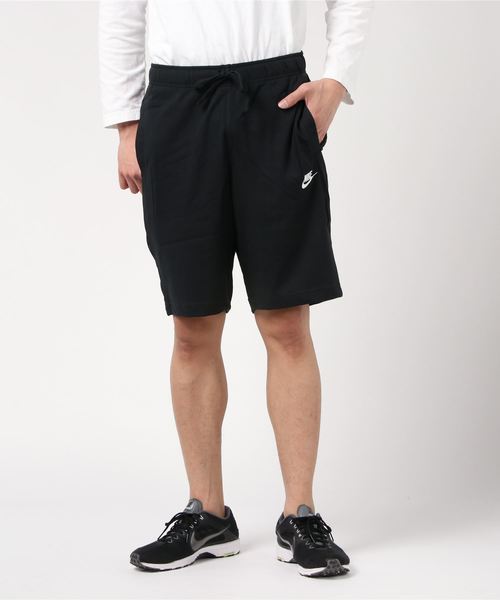 NIKE（ナイキ）の「ナイキ NIKE クラブ ショート ジャージ（その他パンツ・メンズ・ブラック/ダークグレー/ネイビー・XXL/L/XL/M/S）」の2枚目の写真